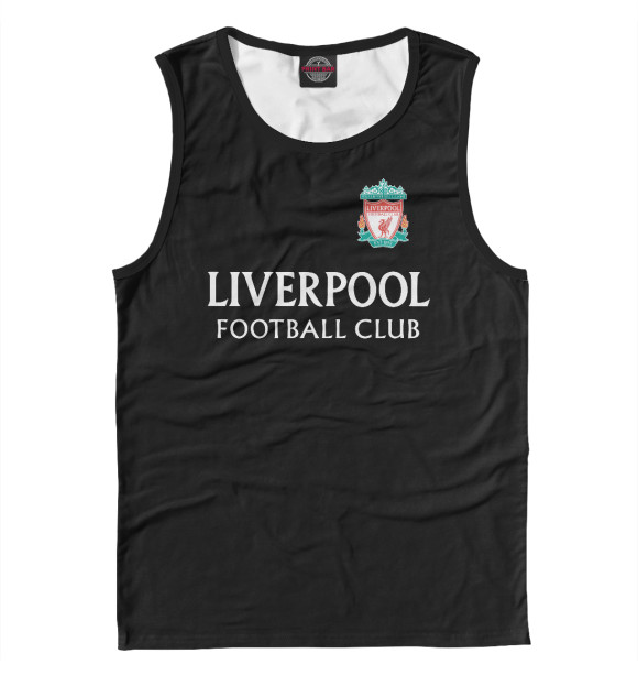Мужская майка с изображением Liverpool цвета Белый