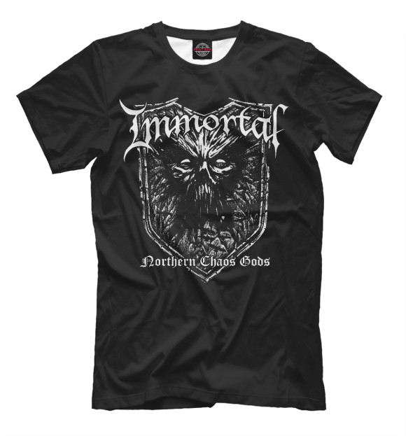 Футболка для мальчиков с изображением Immortal цвета Белый