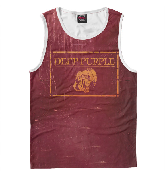 Мужская майка с изображением Deep Purple цвета Белый