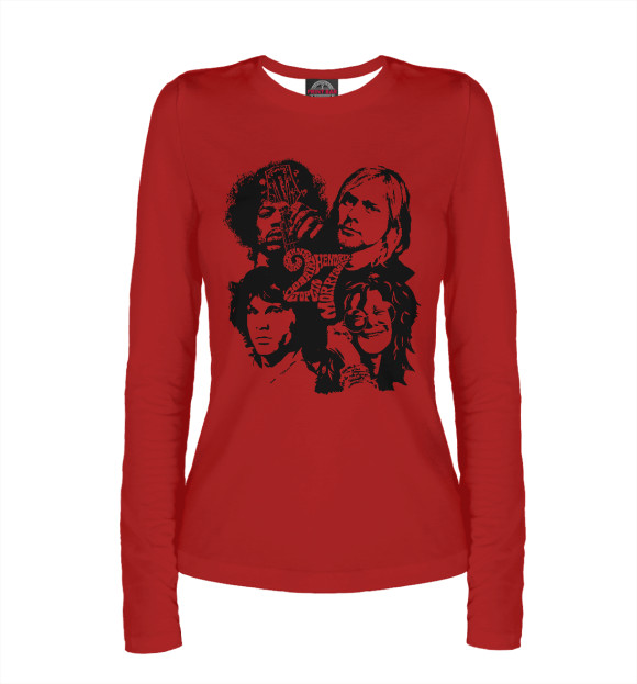 Женский лонгслив с изображением 27 Club цвета Белый