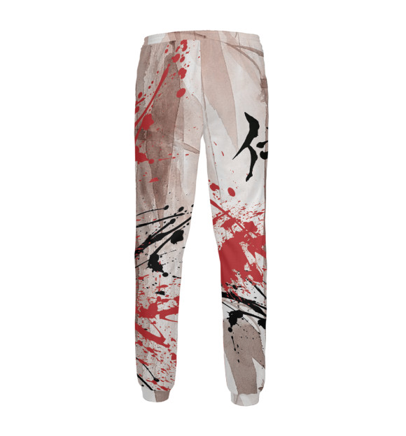 Мужские спортивные штаны с изображением Япония цвета Белый
