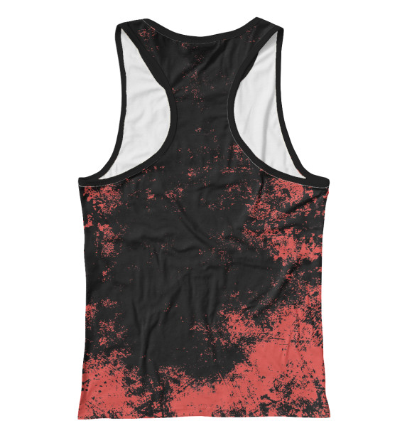 Женская майка-борцовка с изображением Shisha smoking цвета Белый