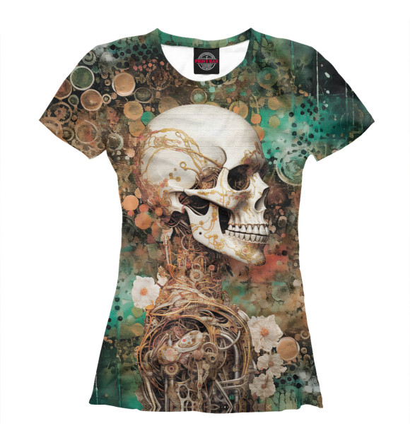 Женская футболка Skeleton