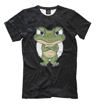 Мужская футболка Angry Mad frog