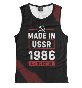 Майка для девочки Made In 1986 USSR