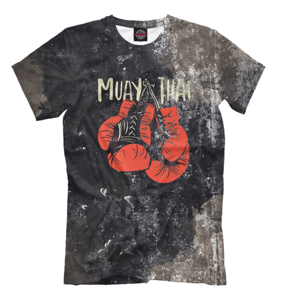 Футболка для мальчиков с изображением Muay Thai Gloves цвета Белый