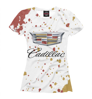 Женская футболка Cadillac