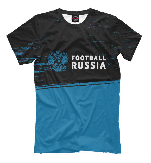 Футболка для мальчиков с изображением Football Russia цвета Белый
