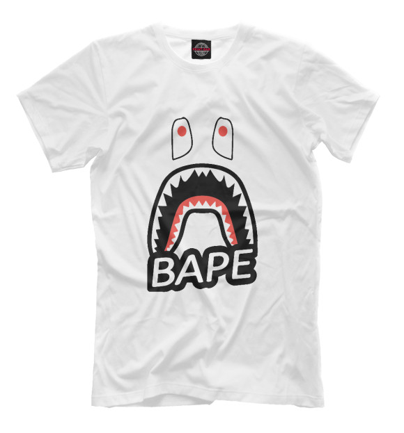 Футболка для мальчиков с изображением BAPE цвета Белый