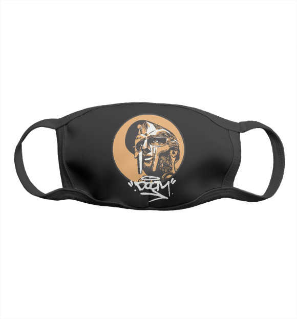 Маска тканевая с притом MF Doom цвета Белый Маска тканевая с изображением MF Doom цвета Белый