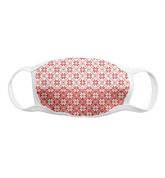 Маска тканевая с изображением Алатырь цвета Белый