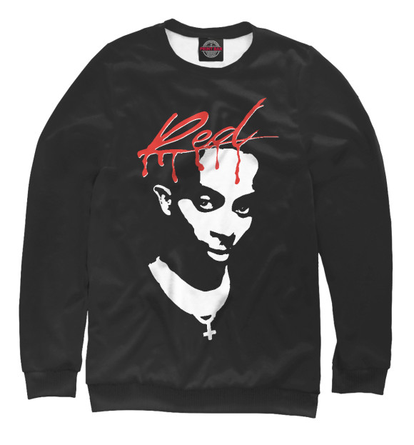 Свитшот для девочек с изображением Playboi Carti WLR цвета Белый