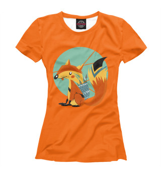Женская футболка Little fox