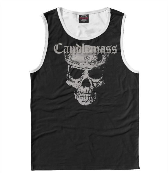 Мужская майка с изображением Candlemass цвета Белый