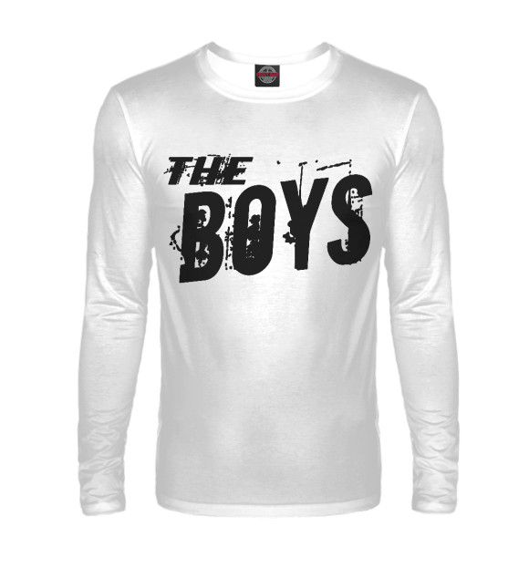 Мужской лонгслив с изображением The Boys цвета Белый