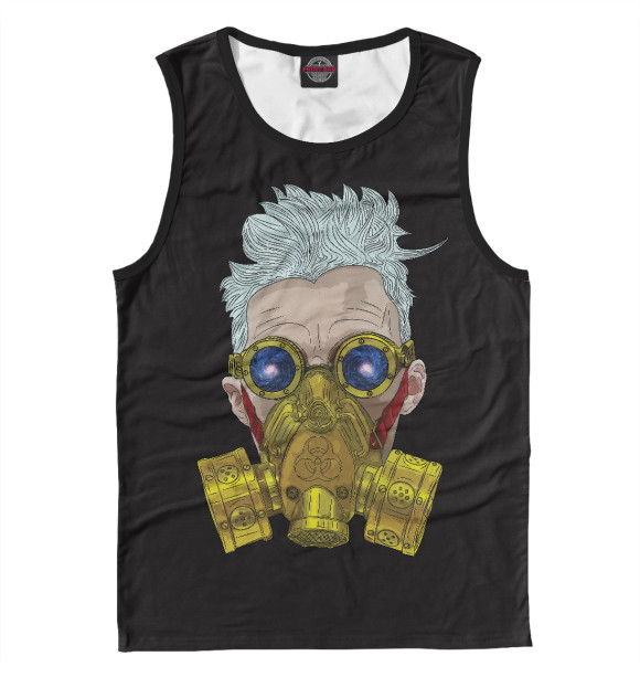 Майка для мальчика с изображением Доктор Дью цвета Белый