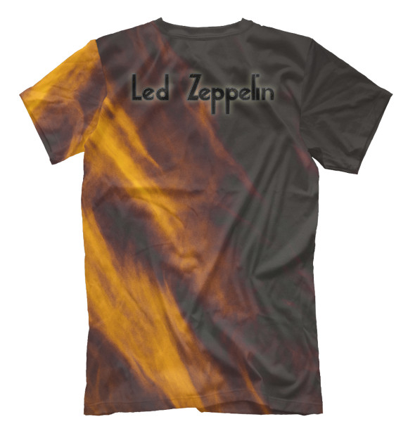 Футболка для мальчиков с изображением Группа Led Zeppelin цвета Белый