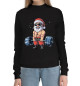Женский хлопковый свитшот Power Santa