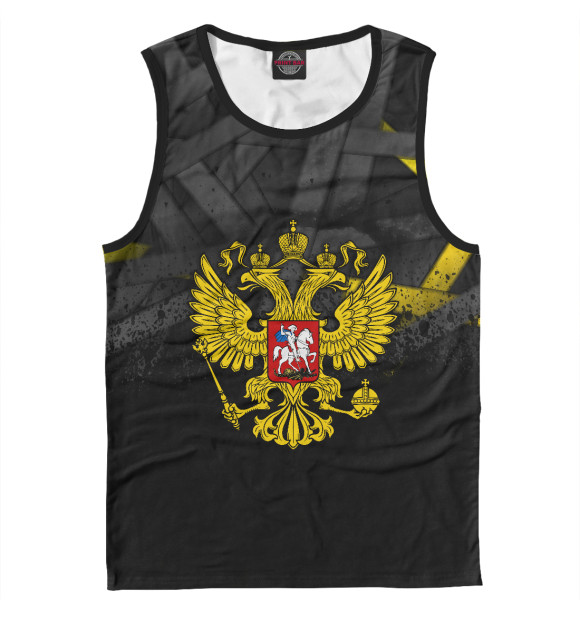 Мужская майка с изображением Российская империя цвета Белый