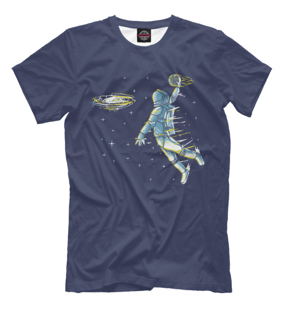 Футболка для мальчиков с изображением Space Dunk цвета Белый