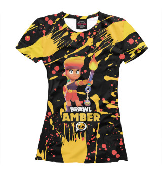 Женская футболка BRAWL STARS AMBER