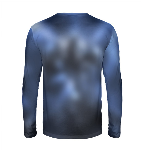 Мужской лонгслив с изображением Diablo цвета Белый