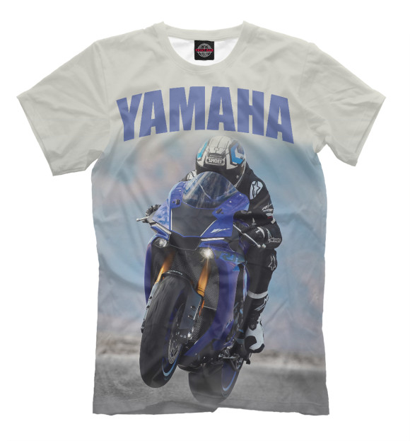 Футболка для мальчиков с изображением Yamaha цвета Белый