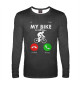 Мужской лонгслив Bicycle Cyclist Funny Gift