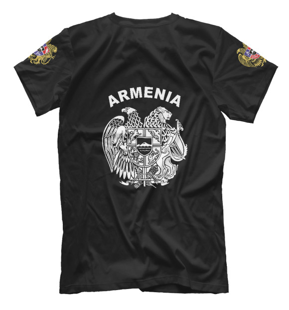 Футболка для мальчиков с изображением Armenia цвета Белый
