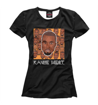 Футболка для девочек Kanye West