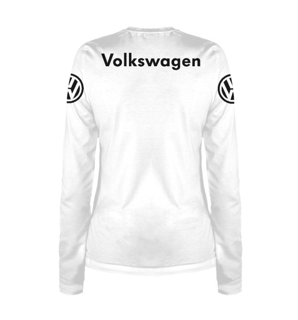Женский лонгслив с изображением Volkswagen цвета Белый