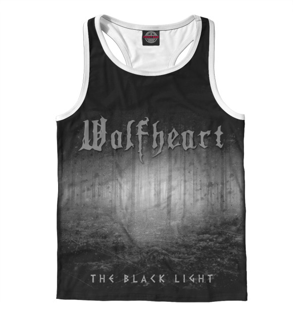 Мужская майка-борцовка с изображением Wolfheart цвета Белый