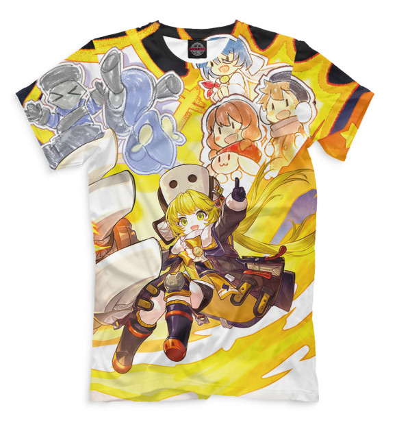 Мужская футболка с изображением Хук цвета Белый