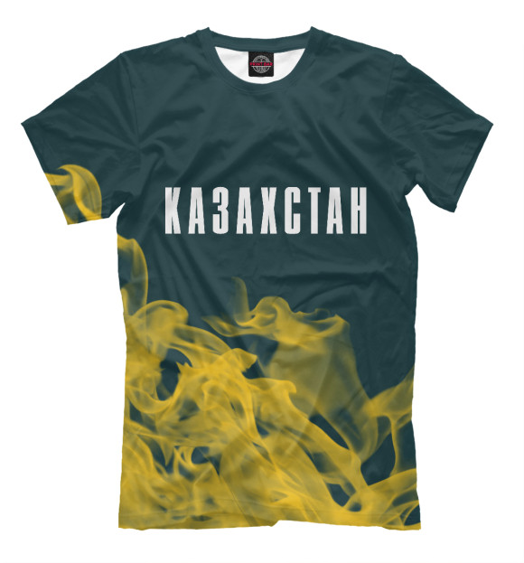Футболка для мальчиков с изображением Казахстан / Kazakhstan цвета Белый