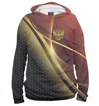Женское худи Russia Sport: Red and Black