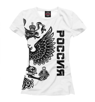 Женская футболка Россия