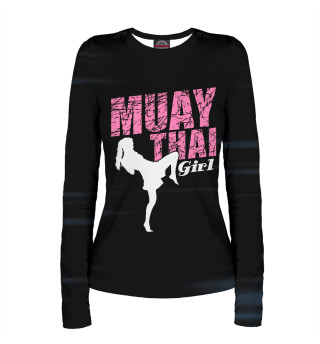 Лонгслив для девочки Muay Thai Girl