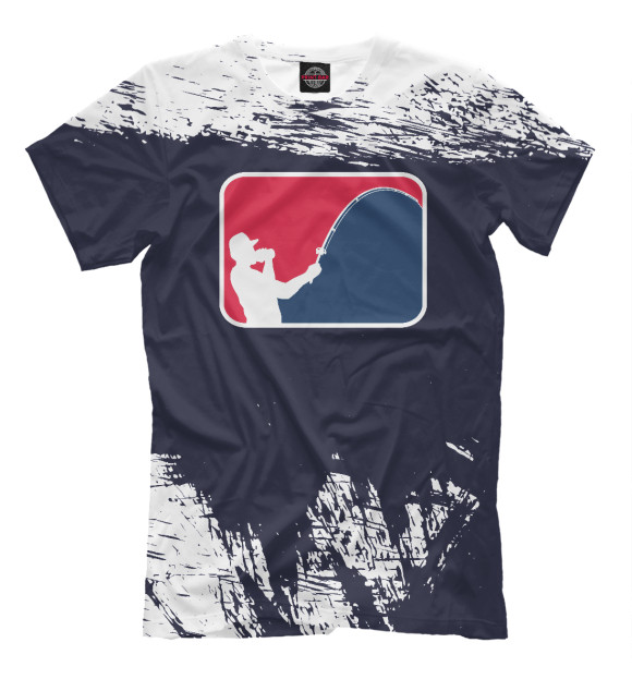 Мужская футболка с изображением Major League Fishing цвета Белый