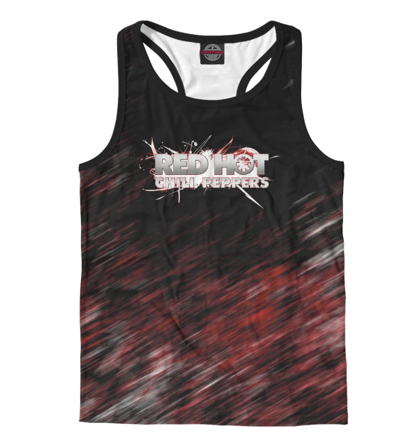 Мужская майка-борцовка с изображением Red Hot Chili Peppers цвета Белый