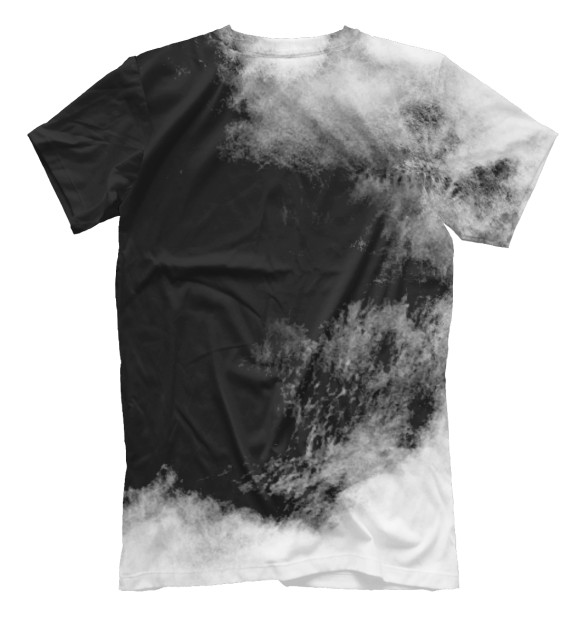 Мужская футболка с изображением Deep Purple дым цвета Белый