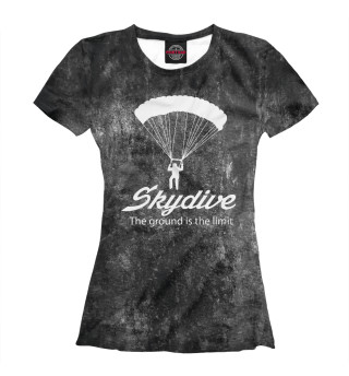 Женская футболка Skydive the Ground