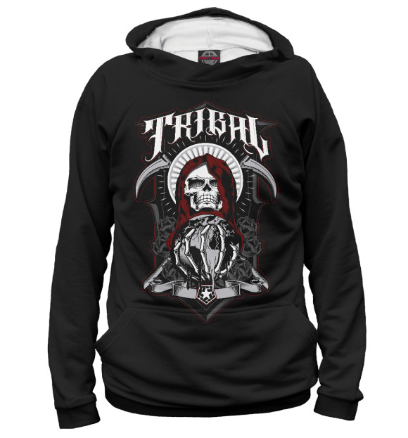 Женское худи с изображением Tribal Gear цвета Белый