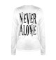 Женский лонгслив Never alone