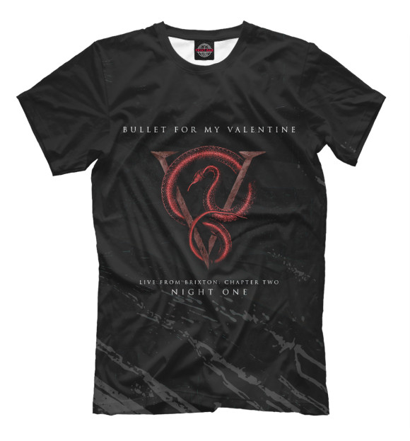 Футболка для мальчиков с изображением Bullet for My Valentine цвета Белый