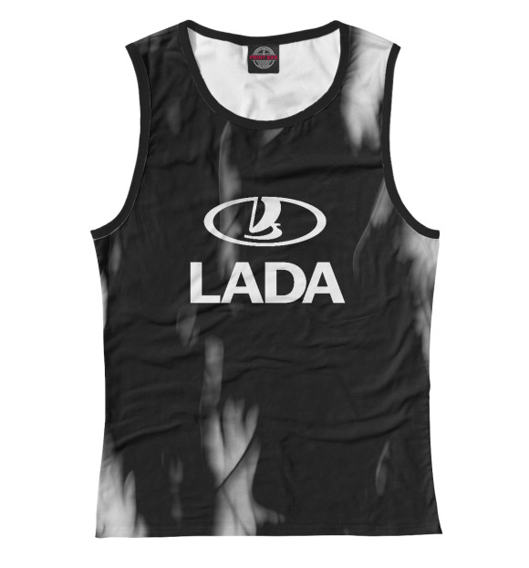 Майка для девочки с изображением Lada | Лада цвета Белый
