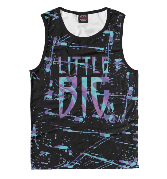 Майка для мальчика с притом Little Big цвета Белый Майка для мальчика с изображением Little Big цвета Белый