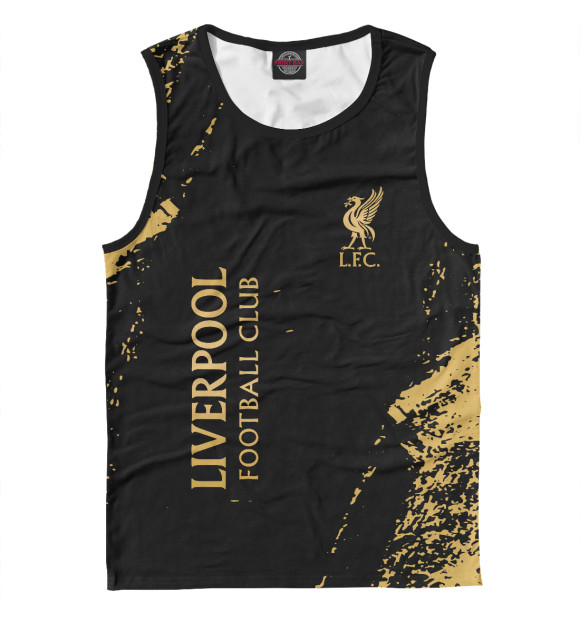 Майка для мальчика с изображением Liverpool + краска цвета Белый