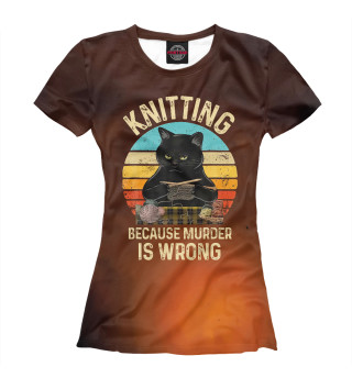 Knitting Because Murder