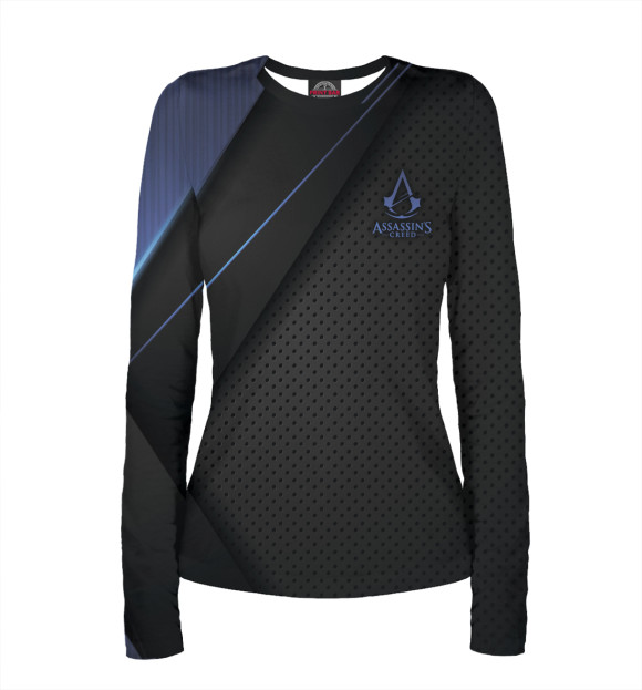 Женский лонгслив с изображением Assassins Creed цвета Белый