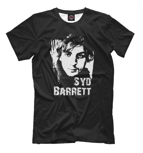 Футболка для мальчиков с изображением Syd Barrett цвета Белый